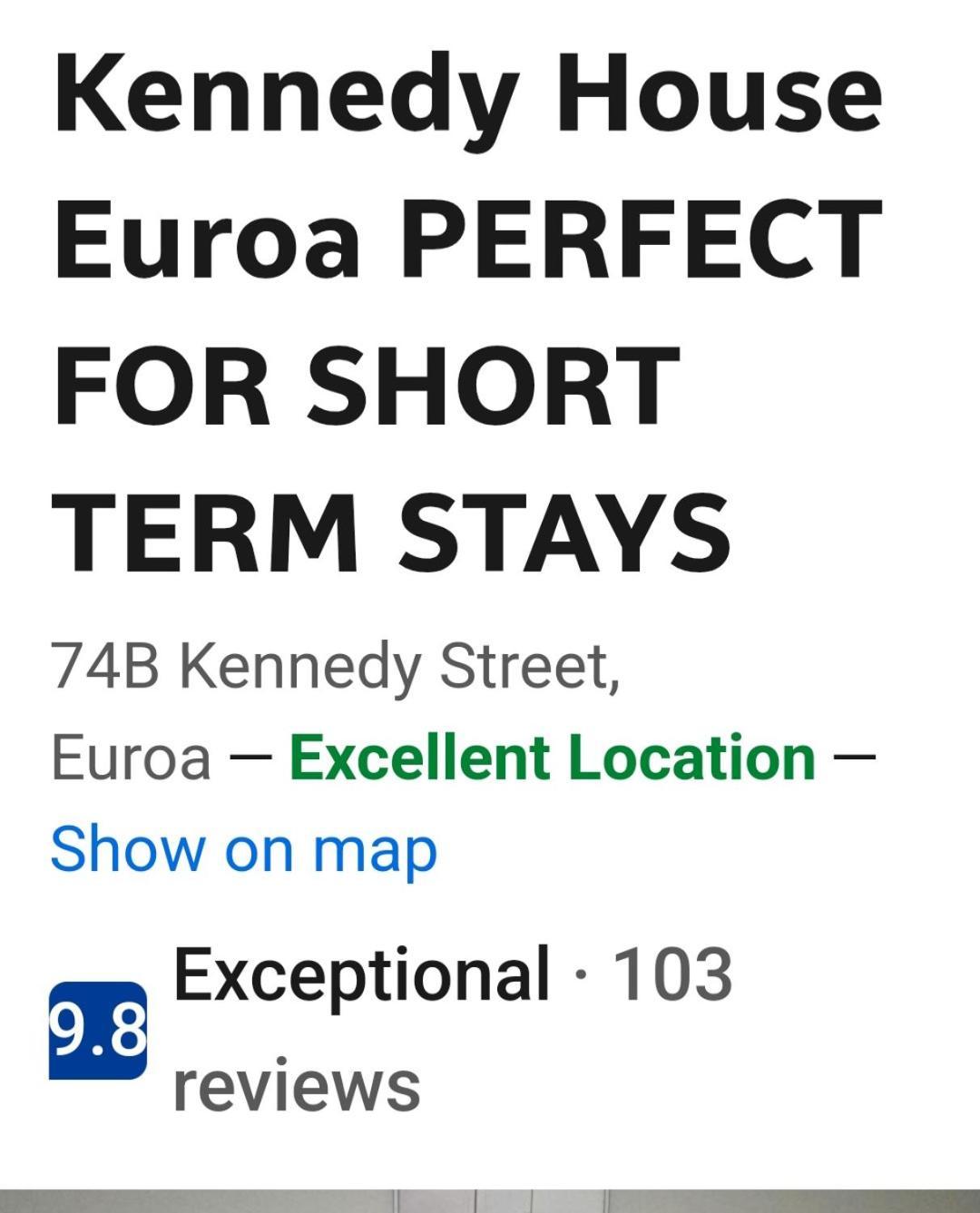 Kennedy House Euroa Perfect For Short Term Stays Exteriér fotografie